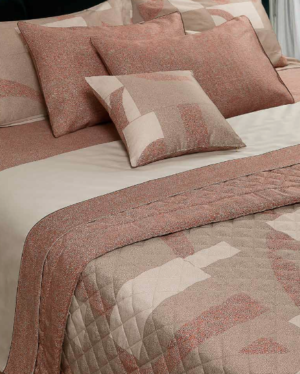 Domino/Cangiante Borbonese - Letto raso stampato