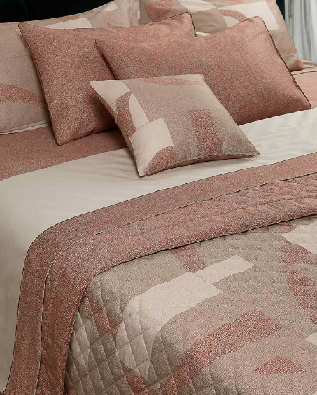 Domino/Cangiante Borbonese - Letto raso stampato