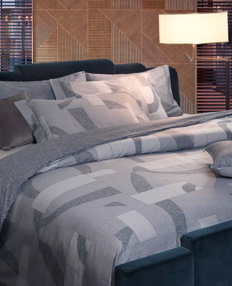 Domino/Cangiante Borbonese - Letto raso stampato