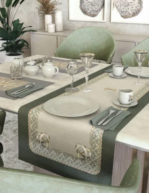 Foulard Borbonese - Tavola panama stampato