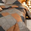 Quarter Borbonese - Letto raso stampato e velluto